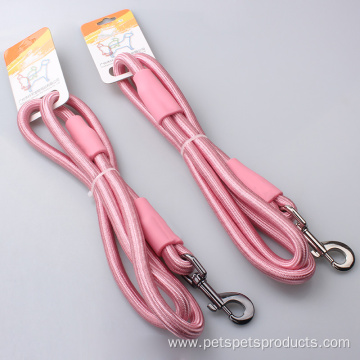 plain round dog leash with customized logo